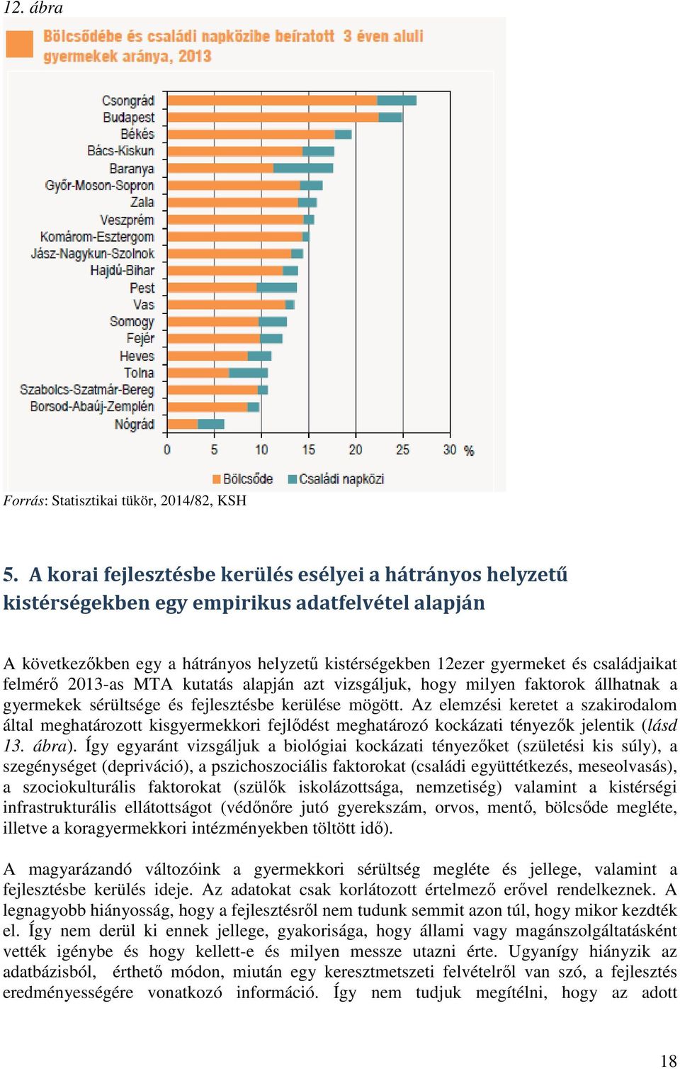 felmérő 2013-as MTA kutatás alapján azt vizsgáljuk, hogy milyen faktorok állhatnak a gyermekek sérültsége és fejlesztésbe kerülése mögött.