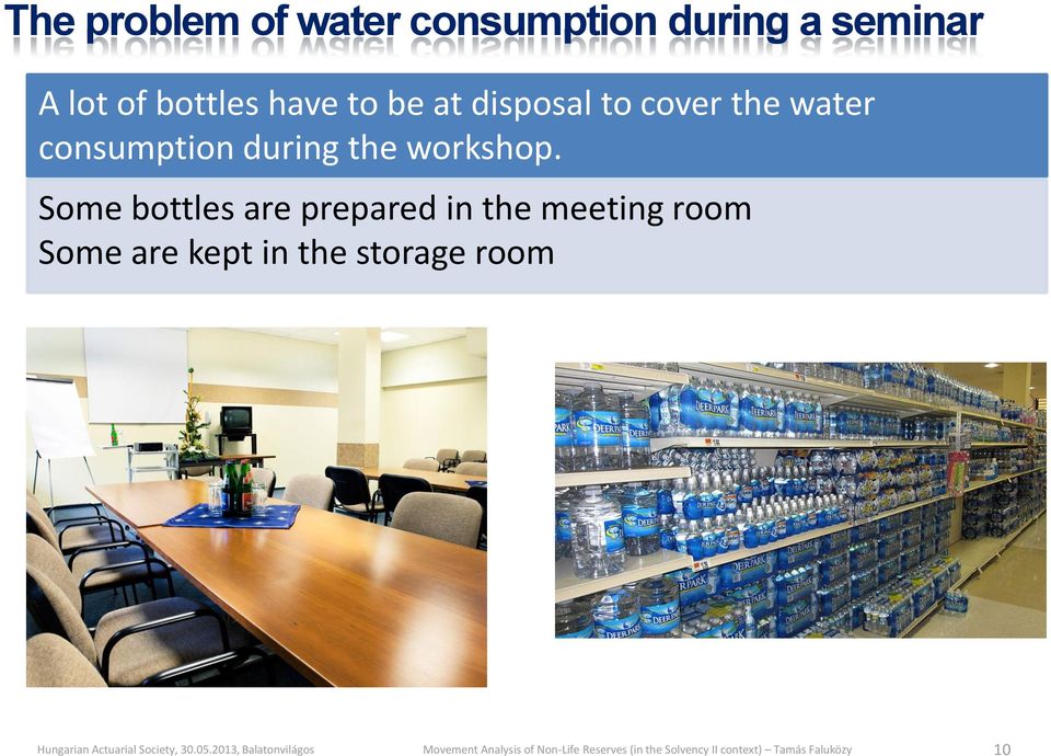 consumption during the workshop.