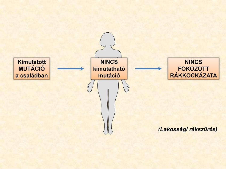 kimutatható mutáció NINCS