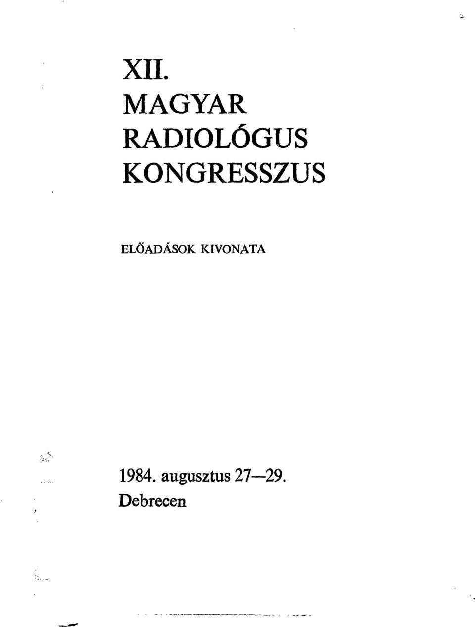 KONGRESSZUS ELŐADÁSOK