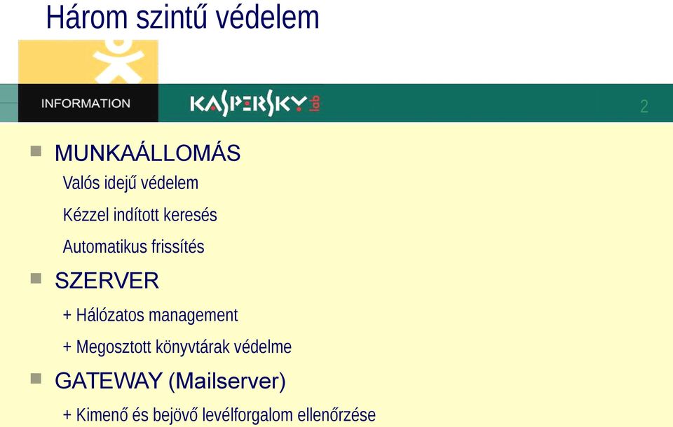 Hálózatos management + Megosztott könyvtárak védelme