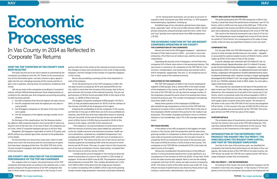 Thanks to the structural nature of the information given, we had a chance to get a good insight into the ever changing economy of the county and the region, how it operates, among what circumstances,