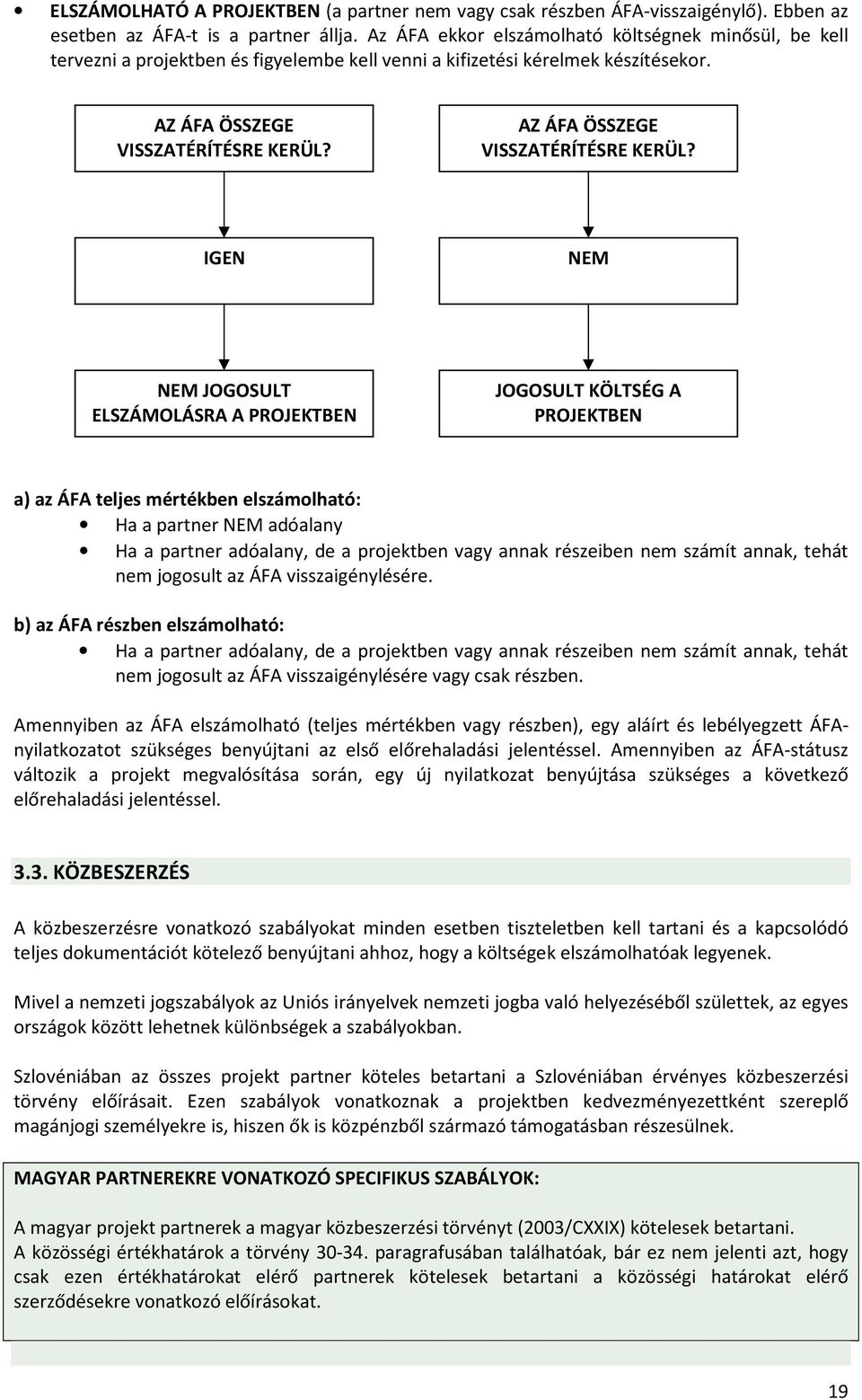 AZ ÁFA ÖSSZEGE VISSZATÉRÍTÉSRE KERÜL?