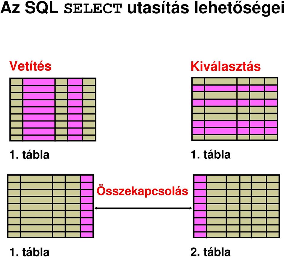 Kiválasztás 1. tábla 1.