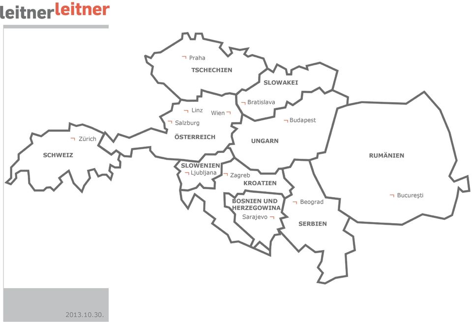 SCHWEIZ RUMÄNIEN SLOWENIEN Ljubljana Zagreb