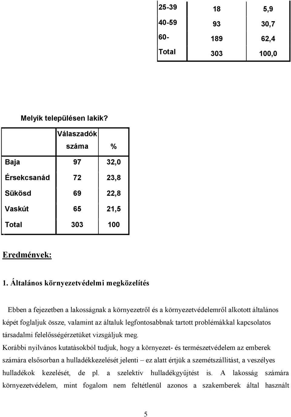 problémákkal kapcsolatos társadalmi felelősségérzetüket vizsgáljuk meg.