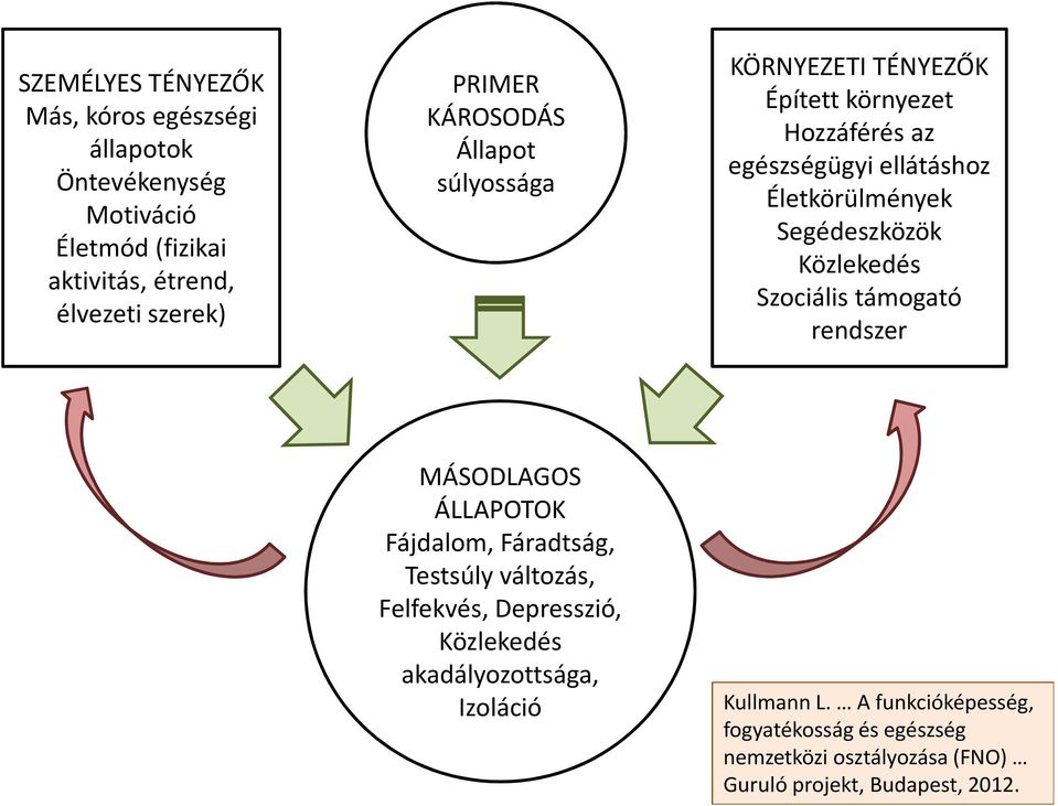 Közlekedés Szociális támogató rendszer MÁSODLAGOS ÁLLAPOTOK Fájdalom, Fáradtság, Testsúly változás, Felfekvés, Depresszió, Közlekedés