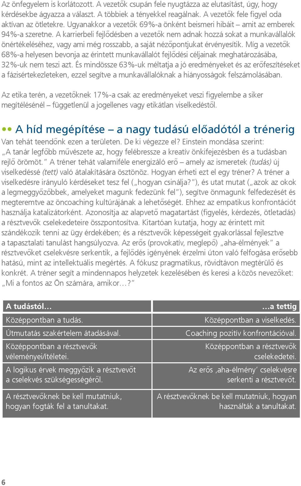 A karrierbeli fejlődésben a vezetők nem adnak hozzá sokat a munkavállalók önértékeléséhez, vagy ami még rosszabb, a saját nézőpontjukat érvényesítik.