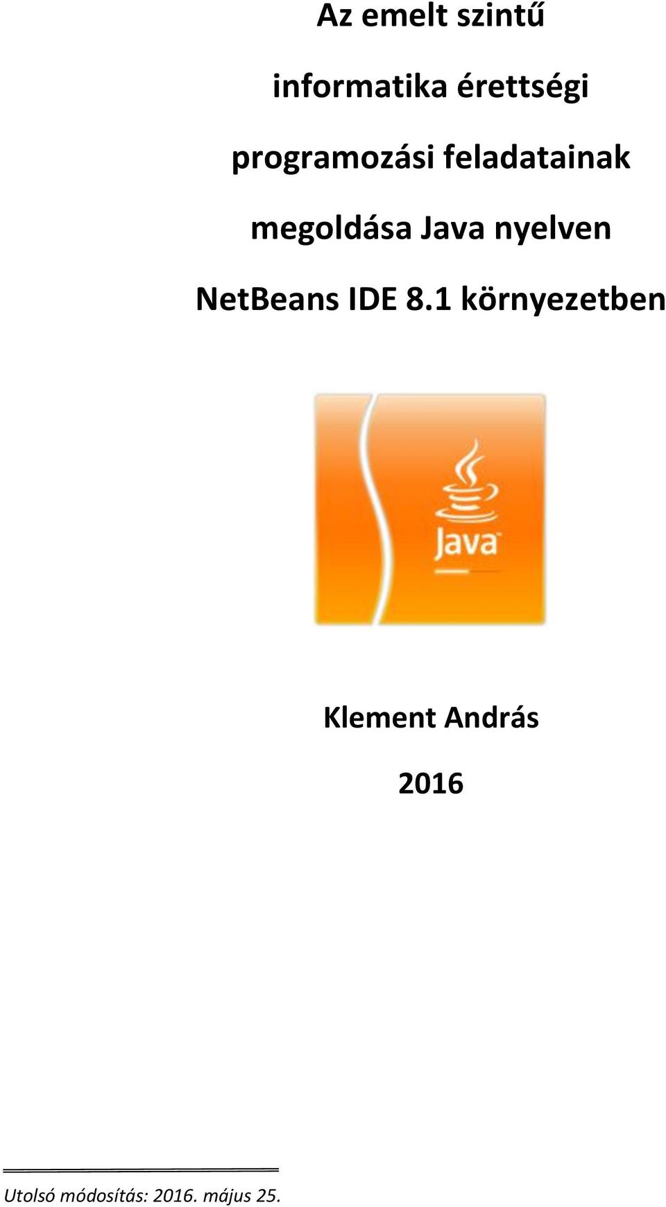 nyelven NetBeans IDE 8.