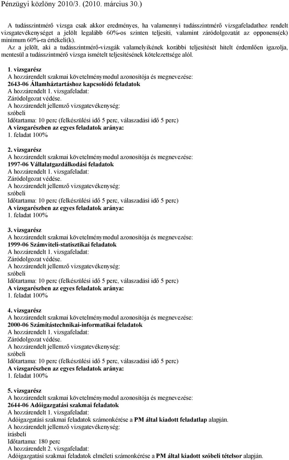 opponens(ek) minimum 60%-ra értékeli(k).