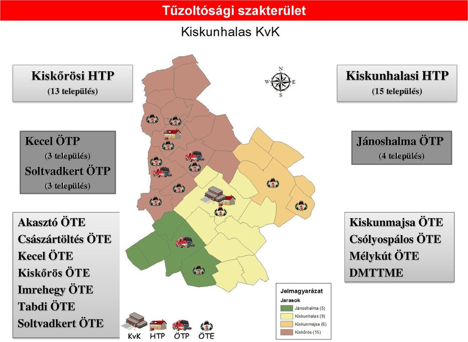 ÖTP (4 település) Akasztó ÖTE Császártöltés ÖTE Kecel ÖTE Kiskőrös ÖTE