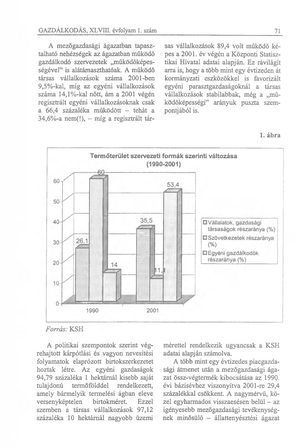 34,6%-a nem(!), - míg a regisztrált tár sas vállalkozások 89,4 volt működő képes a 2001. év végén a Központi Statisztikai Hivatal adatai alapján.