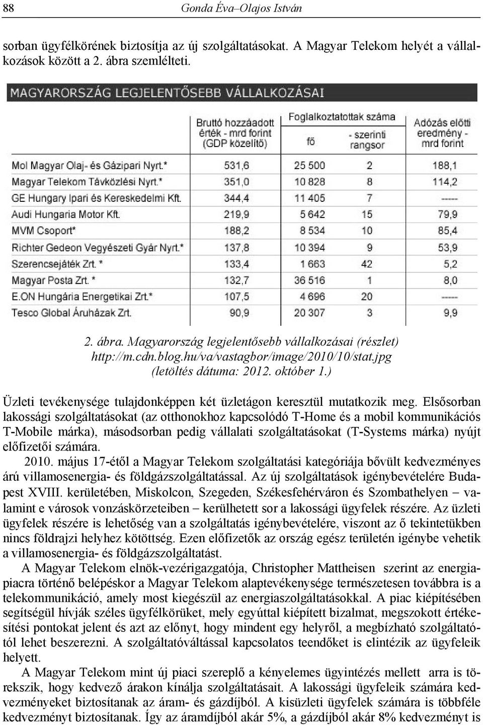 ) Üzleti tevékenysége tulajdonképpen két üzletágon keresztül mutatkozik meg.