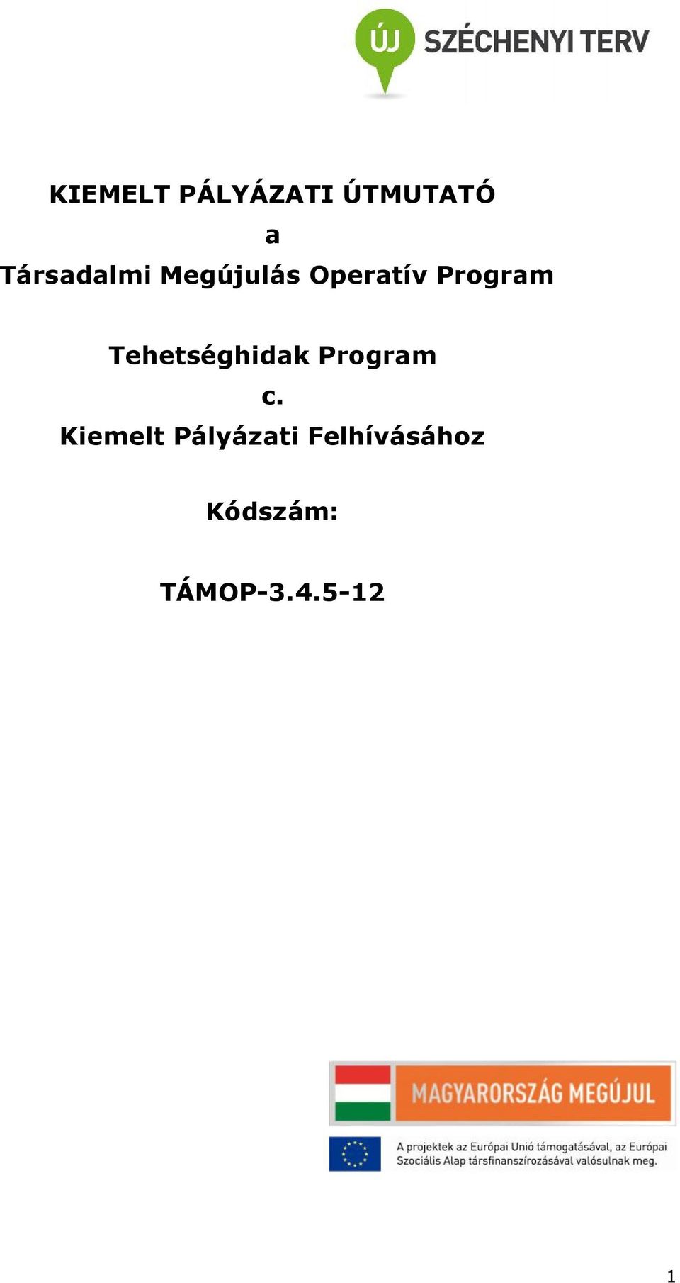 Program Tehetséghidak Program c.