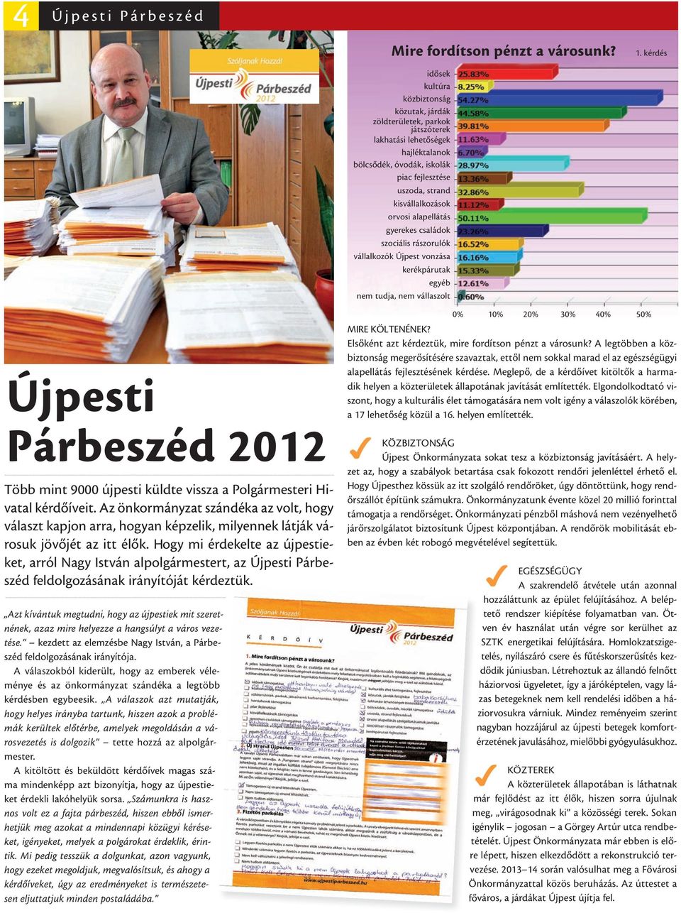 alapellátás gyerekes családok szociális rászorulók vállalkozók Újpest vonzása kerékpárutak egyéb nem tudja, nem vállaszolt 1.