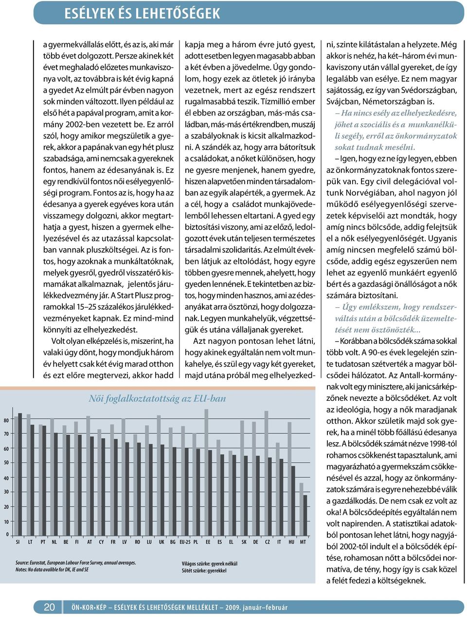 Ilyen például az első hét a papával program, amit a kormány 2002-ben vezetett be.