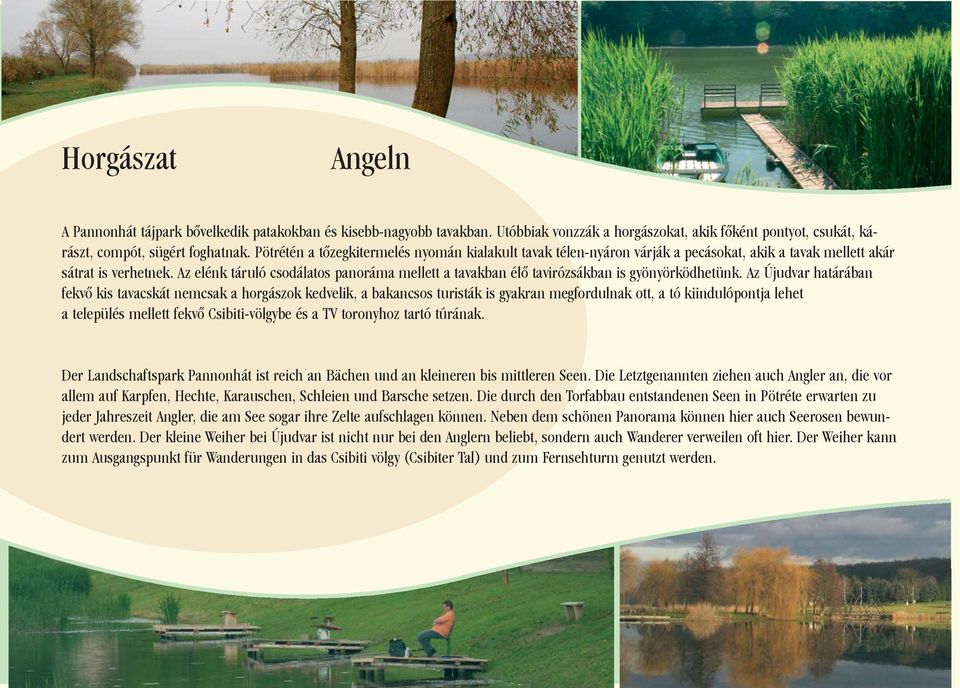 Az elénk táruló csodálatos panoráma mellett a tavakban élõ tavirózsákban is gyönyörködhetünk.