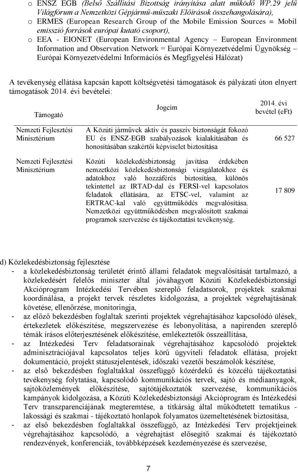 - EIONET (European Environmental Agency European Environment Information and Observation Network = Európai Környezetvédelmi Ügynökség Európai Környezetvédelmi Információs és Megfigyelési Hálózat) A