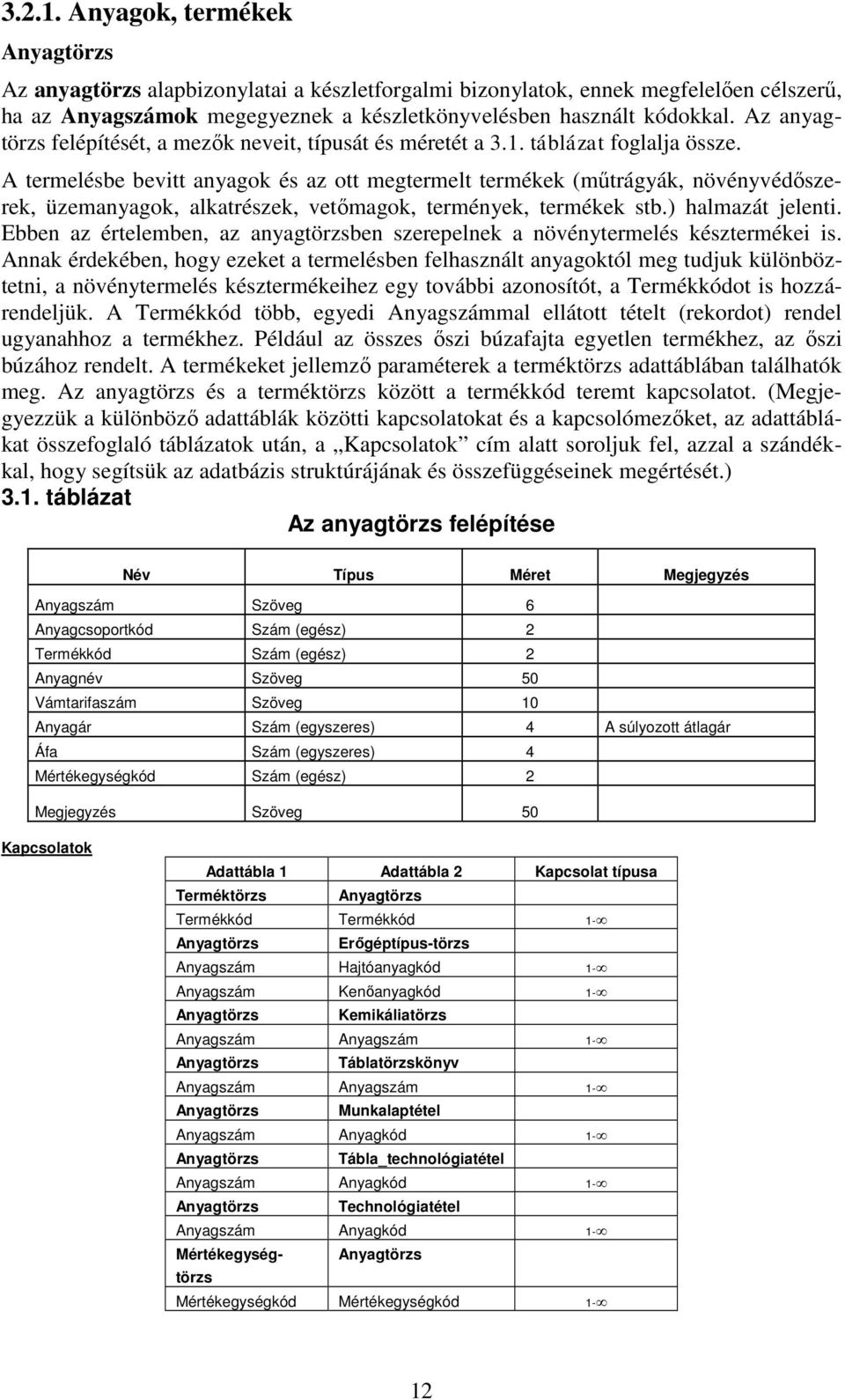 A termelésbe bevitt anyagok és az ott megtermelt termékek (műtrágyák, növényvédőszerek, üzemanyagok, alkatrészek, vetőmagok, termények, termékek stb.) halmazát jelenti.