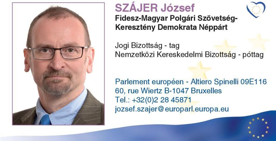 Kereskedelmi Bizottság - póttag Parlement européen -