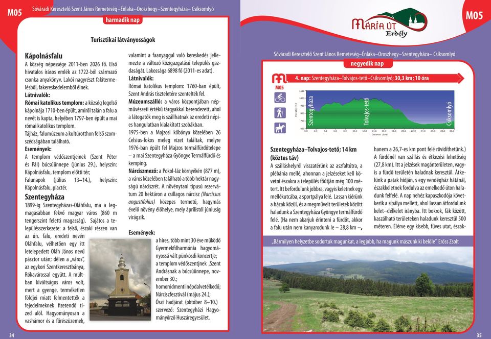 Látnivalók: Római katolikus templom: a község legelső kápolnája 1710-ben épült, amiről talán a falu a nevét is kapta, helyében 1797-ben épült a mai római katolikus templom.