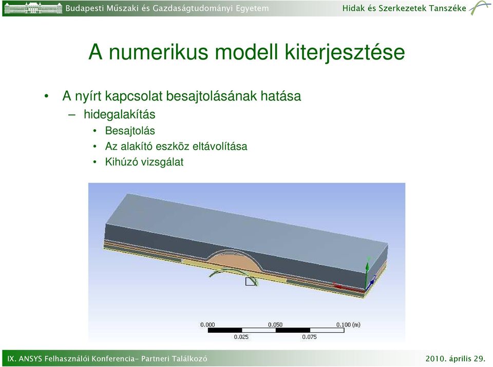 hatása hidegalakítás Besajtolás Az