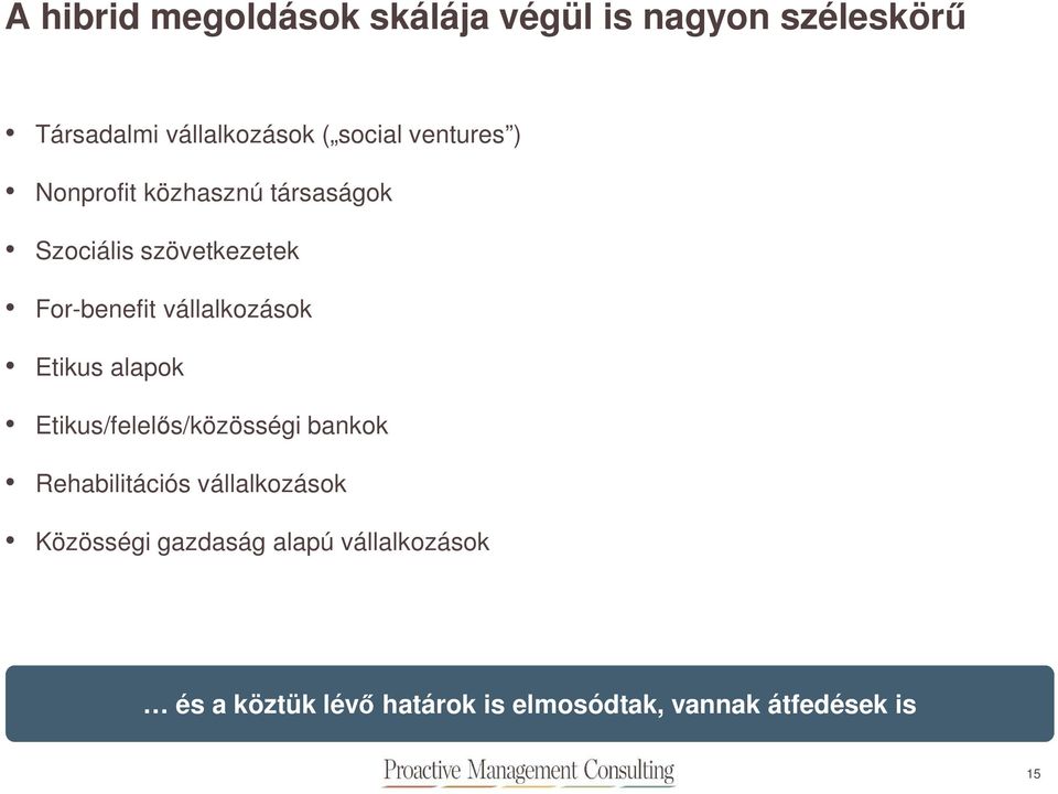 vállalkozások Etikus alapok Etikus/felelős/közösségi bankok Rehabilitációs vállalkozások