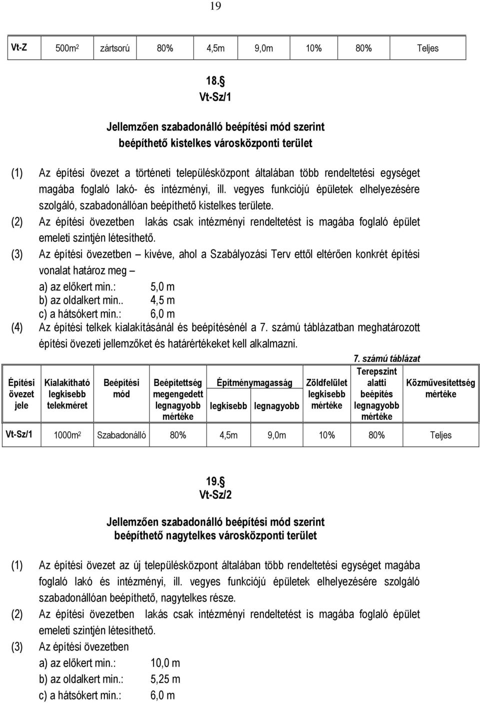 intézményi, ill. vegyes funkciójú épületek elhelyezésére szolgáló, szabadonállóan beépíthető kistelkes területe.