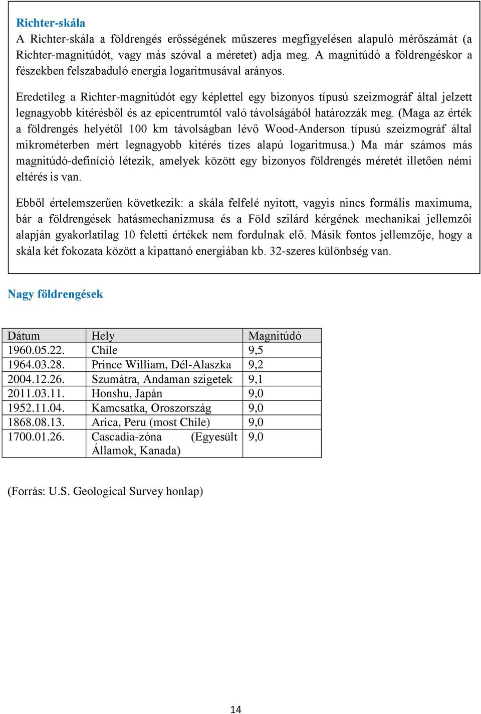 Eredetileg a Richter-magnitúdót egy képlettel egy bizonyos típusú szeizmográf által jelzett legnagyobb kitérésből és az epicentrumtól való távolságából határozzák meg.