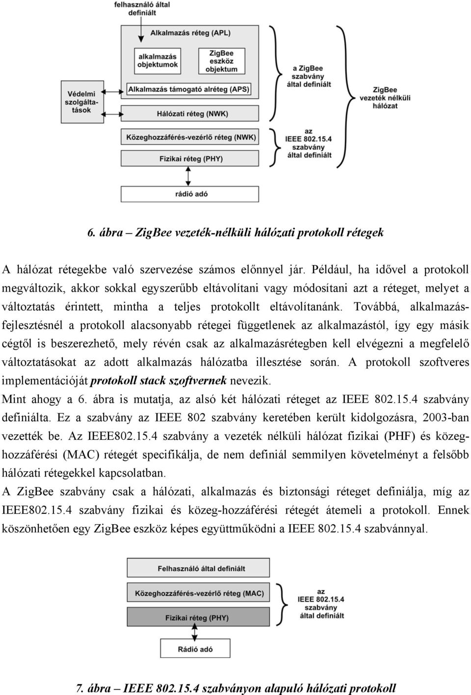 Továbbá, alkalmazásfejlesztésnél a protokoll alacsonyabb rétegei függetlenek az alkalmazástól, így egy másik cégtől is beszerezhető, mely révén csak az alkalmazásrétegben kell elvégezni a megfelelő