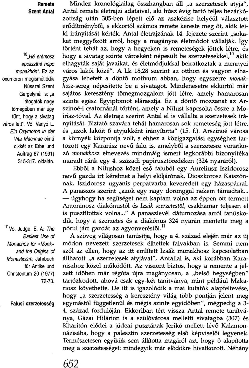 ür Antike und Christentum 20 (1977) 72-73.