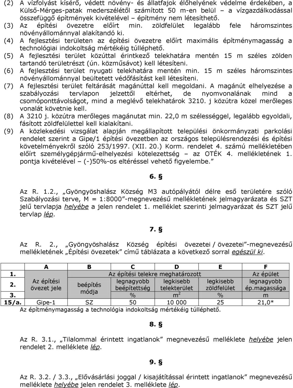 (4) A fejlesztési területen az építési övezetre előírt maximális építménymagasság a technológiai indokoltság mértékéig túlléphető.