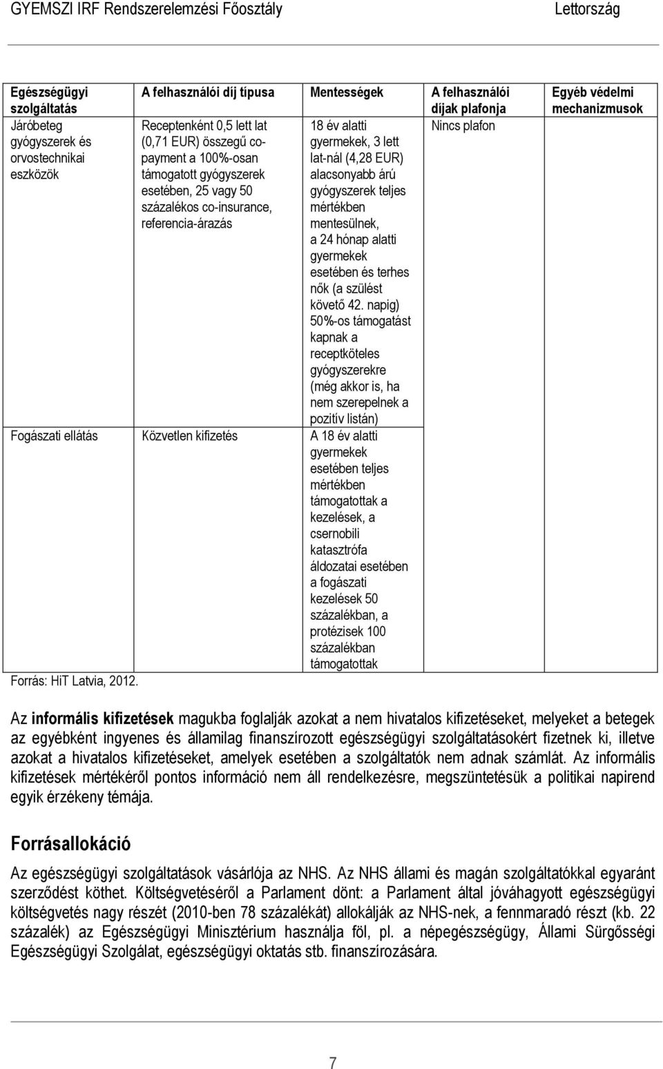 referencia-árazás mentesülnek, a 24 hónap alatti gyermekek esetében és terhes nők (a szülést követő 42.