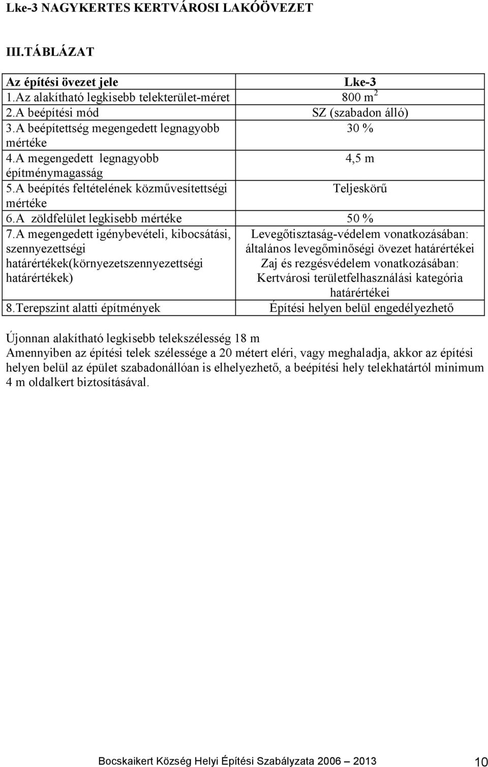 A megengedett igénybevételi, kibocsátási, Levegőtisztaság-védelem vonatkozásában: szennyezettségi általános levegőminőségi övezet határértékei határértékek(környezetszennyezettségi Zaj és