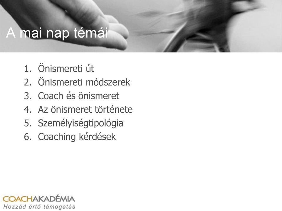 Coach és önismeret 4.