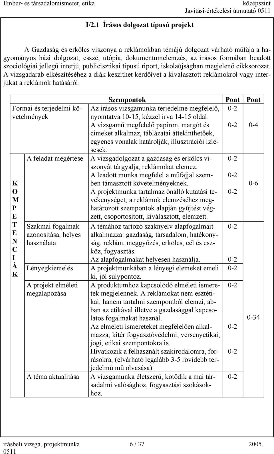 szociológiai jellegű interjú, publicisztikai típusú riport, iskolaújságban megjelenő cikksorozat.