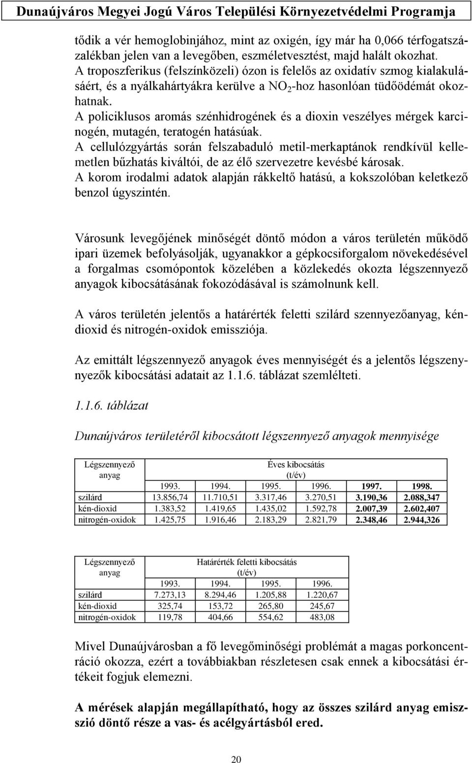 A policiklusos aromás szénhidrogének és a dioxin veszélyes mérgek karcinogén, mutagén, teratogén hatásúak.