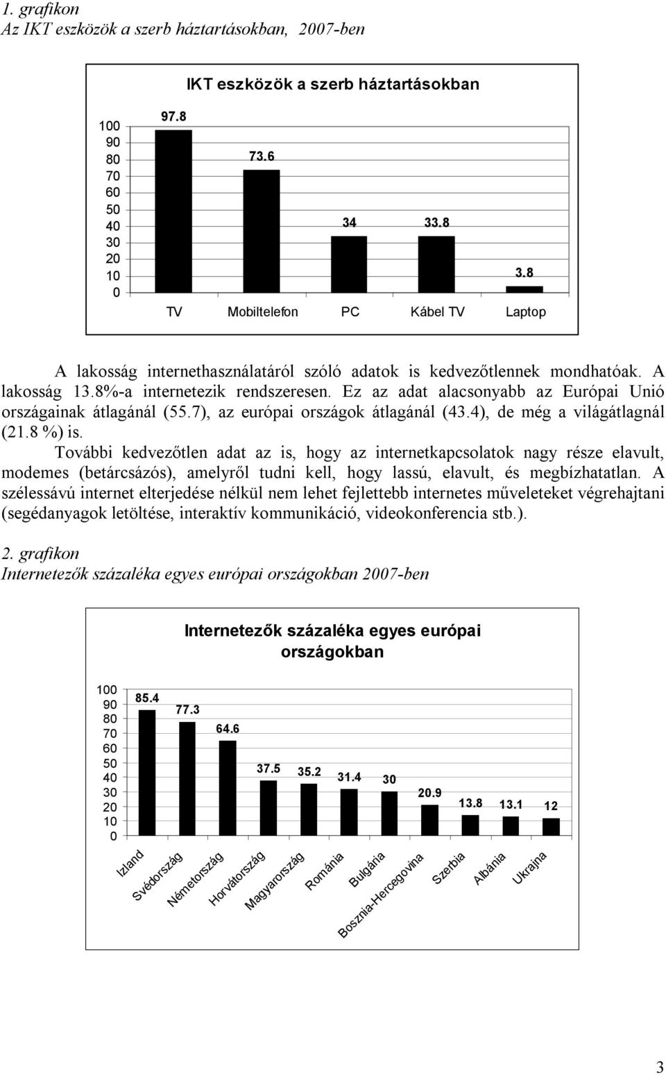 Ez az adat alacsonyabb az Európai Unió országainak átlagánál (55.7), az európai országok átlagánál (43.4), de még a világátlagnál (21.8 %) is.