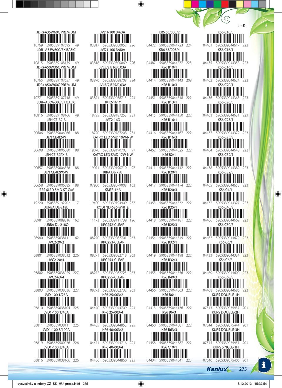 49 JDRA50W60C PREMIUM 03870 5905339038708 224 JVL5/2 B25/0,03A 04414 5905339044143 208 KS6 B10/3 04462 5905339044624 223 KS6 C20/1 10771 5905339107718 49 JDRA50W60C/EK BASIC 03871 5905339038715 224