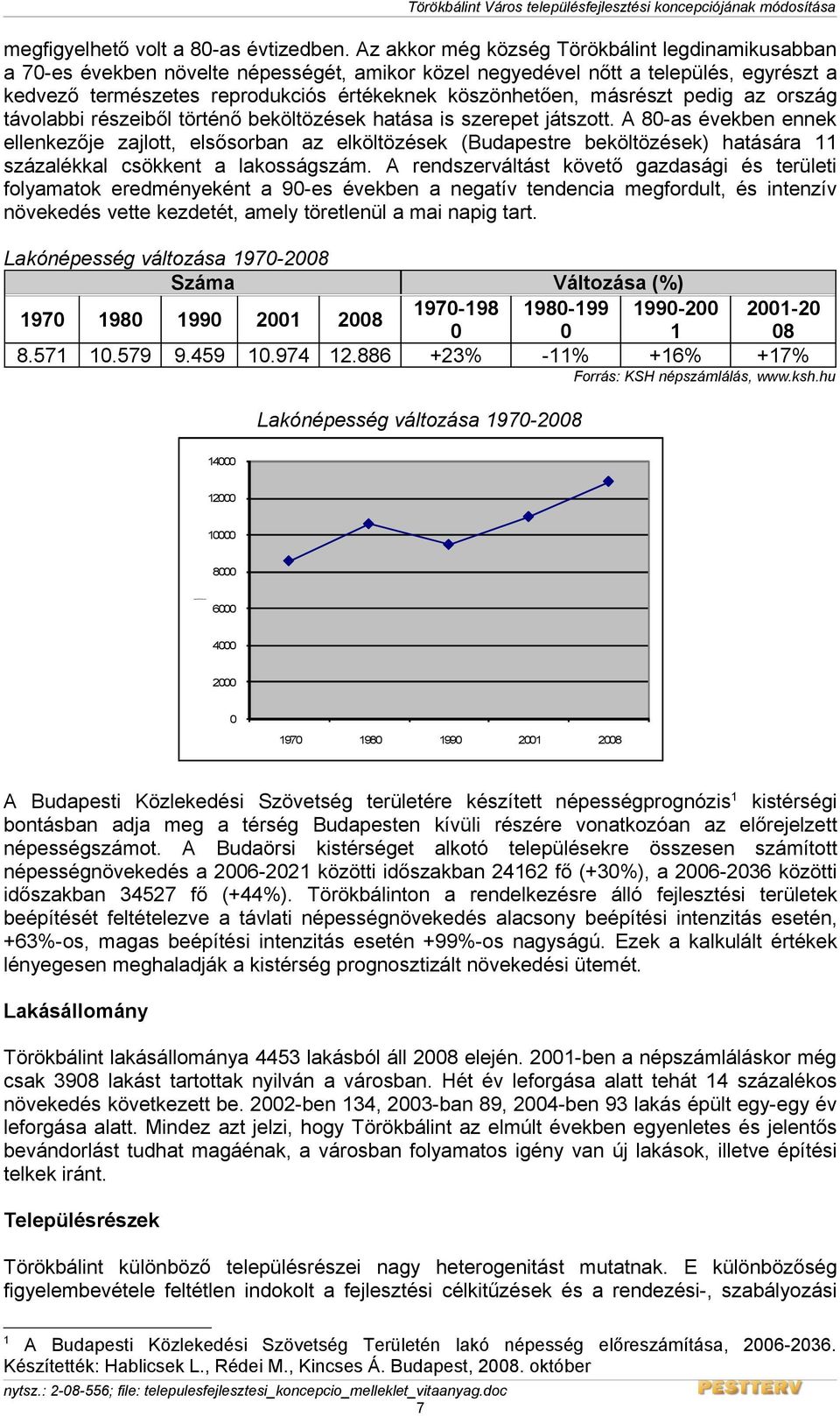 másrészt pedig az ország távolabbi részeiből történő beköltözések hatása is szerepet játszott.