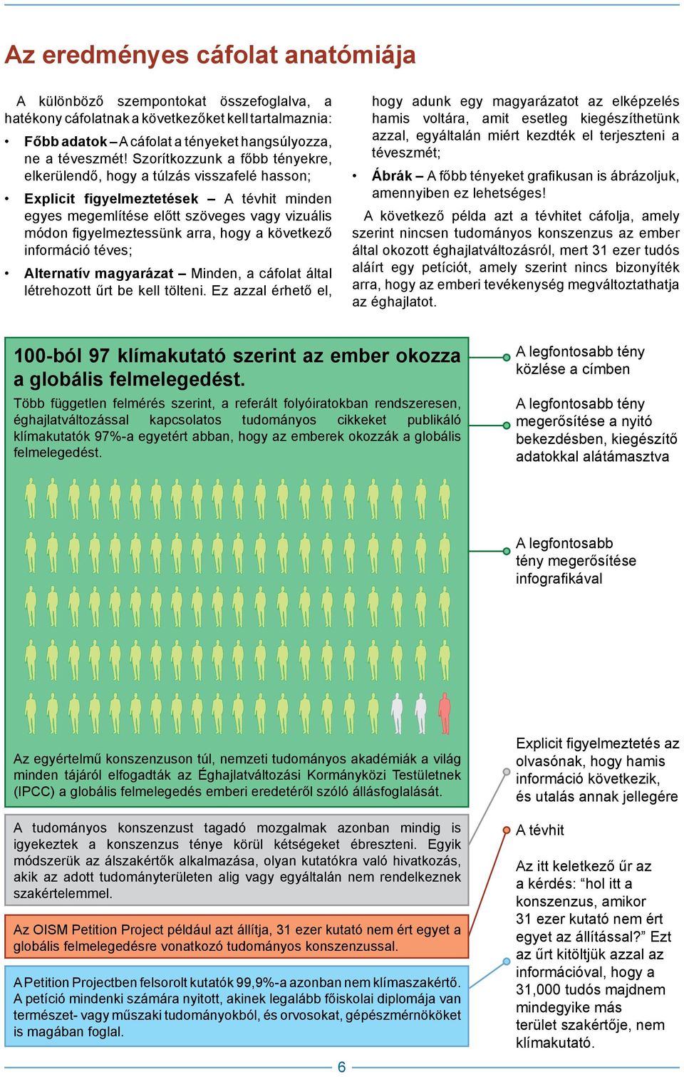 a következő információ téves; Alternatív magyarázat Minden, a cáfolat által létrehozott űrt be kell tölteni.