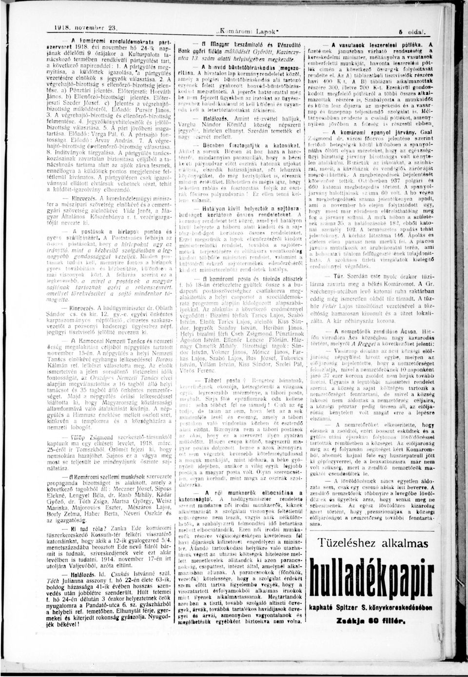 '2 lj j»'»'g bőbáodá lá ozó h 4 >o K B) ábláz llzo Véghjó-bzoág l l ő z ő - b z o á g j l j é fll gyool hoá l-büőbázé 300, ll 200 K - Ezíül g o d o é, ) P é z á jló E l ő j z : H o á h od ' gzü, j o