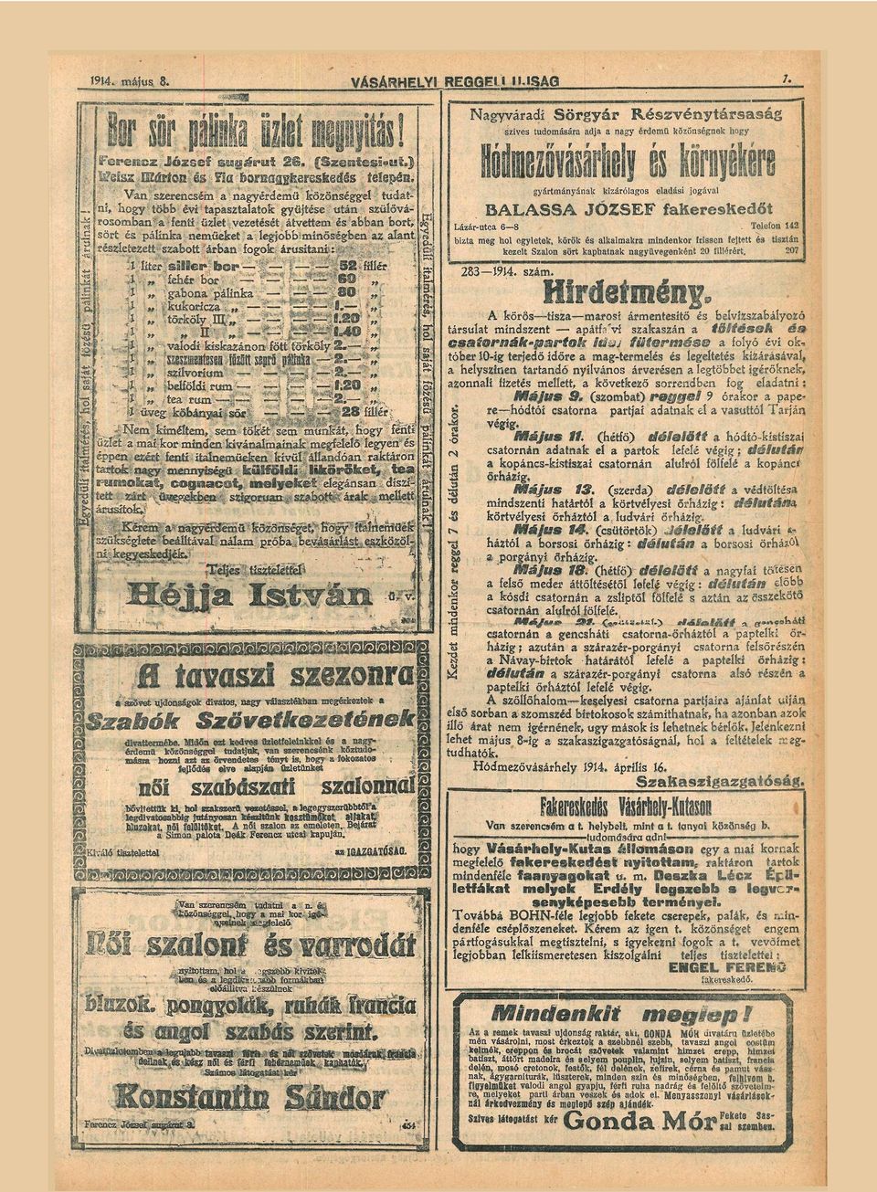 ttístnfc}/5l ííte: sllle«::'l ^'^'>:'.'. f -^ :52ífílíé. 2- '.fehé bo" J \ ^ gbon pálnk - ÍÍ : -kukocz B L S S : PH»! 283 94. szám.