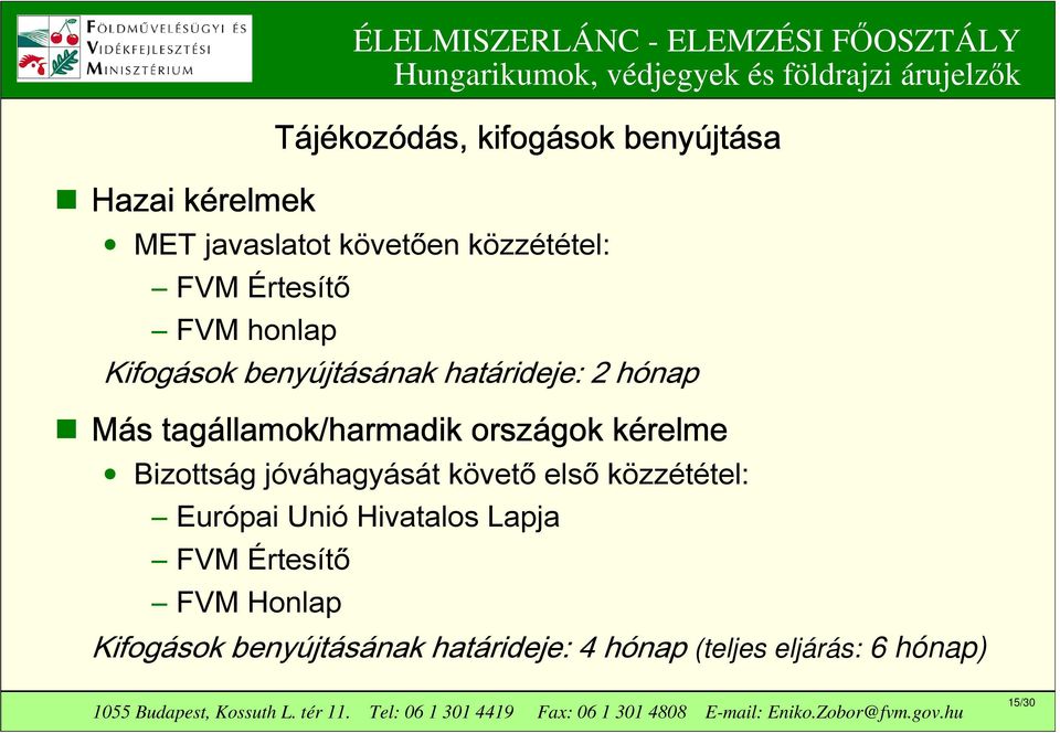 tagállamok llamok/harmadik országok kérelme Bizottság jóváhagyását követő első közzététel: Európai Unió