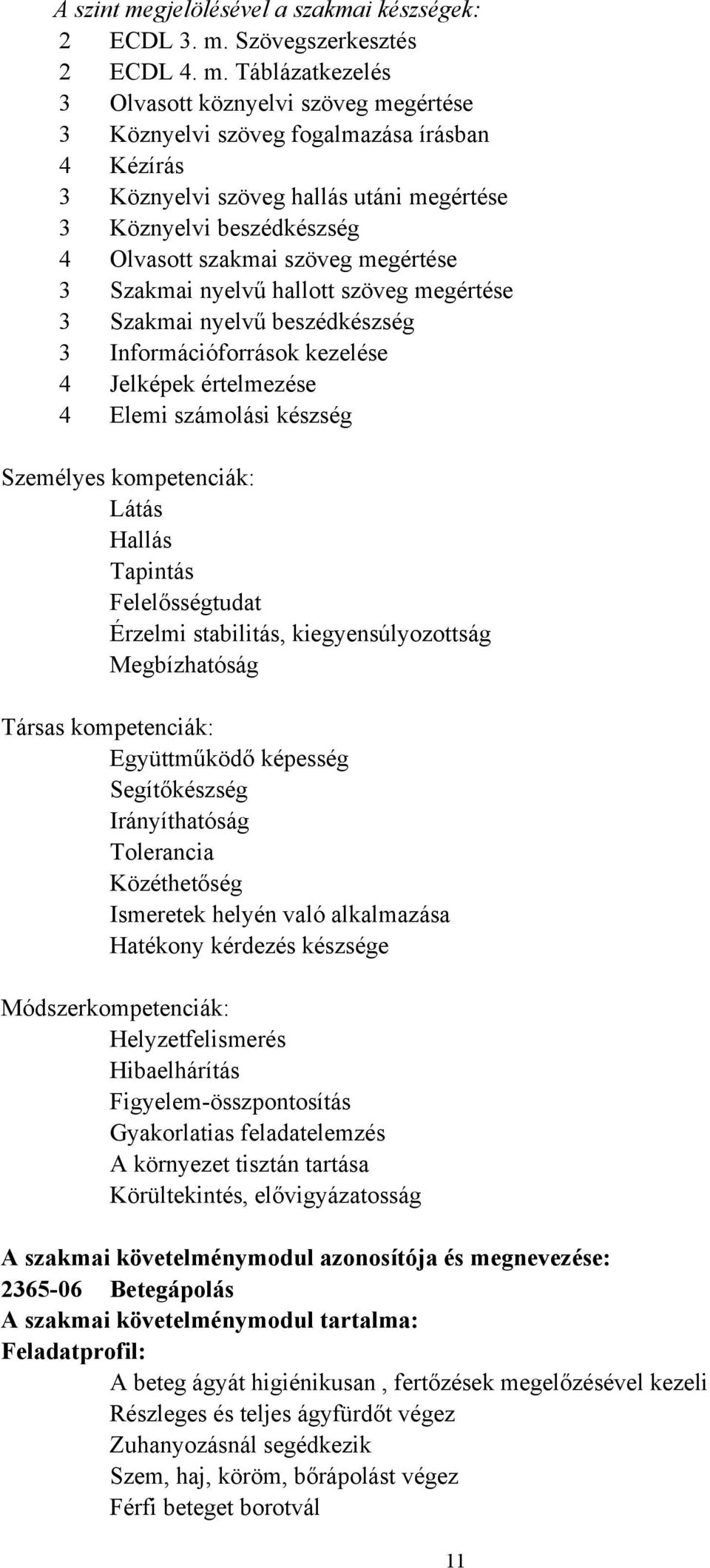 Szövegszerkesztés 2 ECDL 4. m.