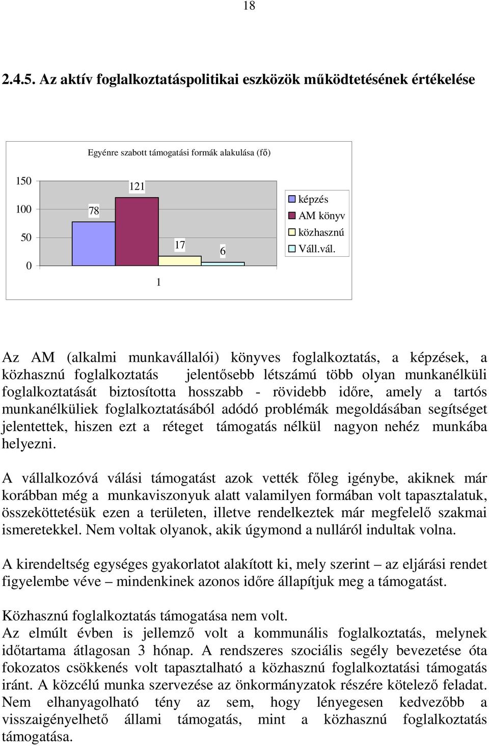 amely a tartós munkanélküliek foglalkoztatásából adódó problémák megoldásában segítséget jelentettek, hiszen ezt a réteget támogatás nélkül nagyon nehéz munkába helyezni.