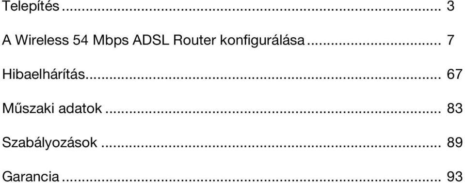 Router konfigurálása.