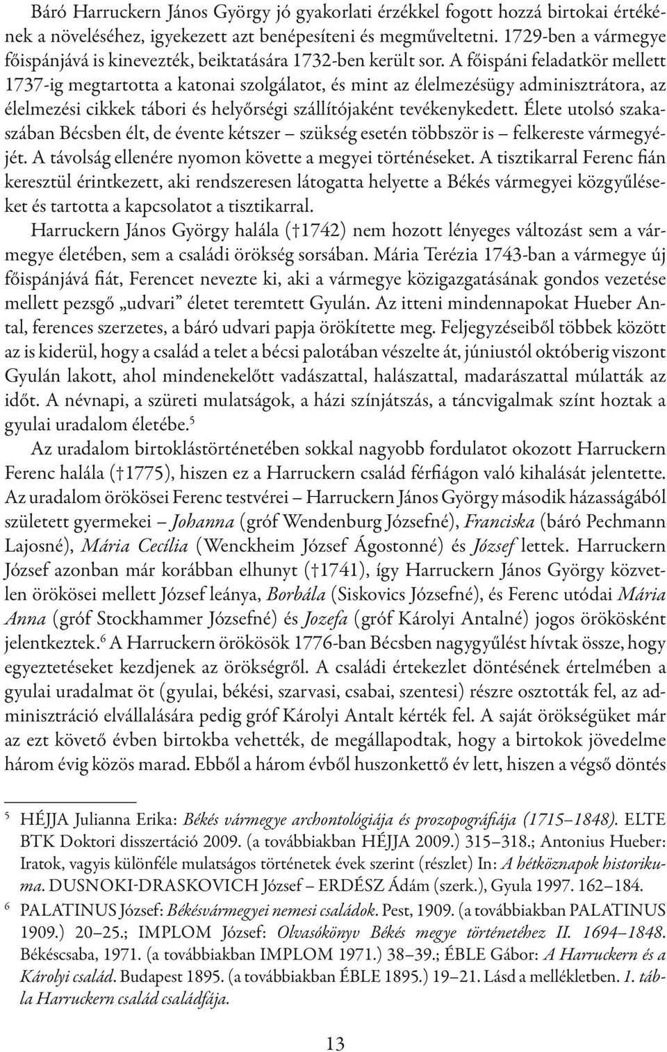 A főispáni feladatkör mellett 1737-ig megtartotta a katonai szolgálatot, és mint az élelmezésügy adminisztrátora, az élelmezési cikkek tábori és helyőrségi szállítójaként tevékenykedett.