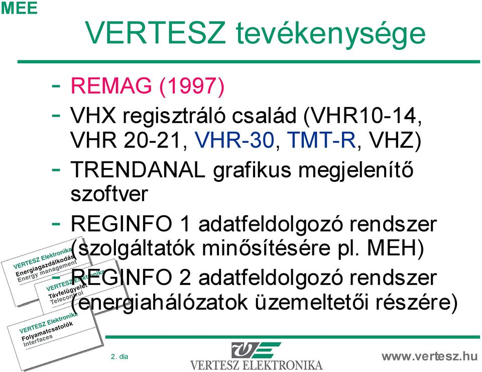 1 adatfeldolgozó rendszer (szolgáltatók minősítésére pl.