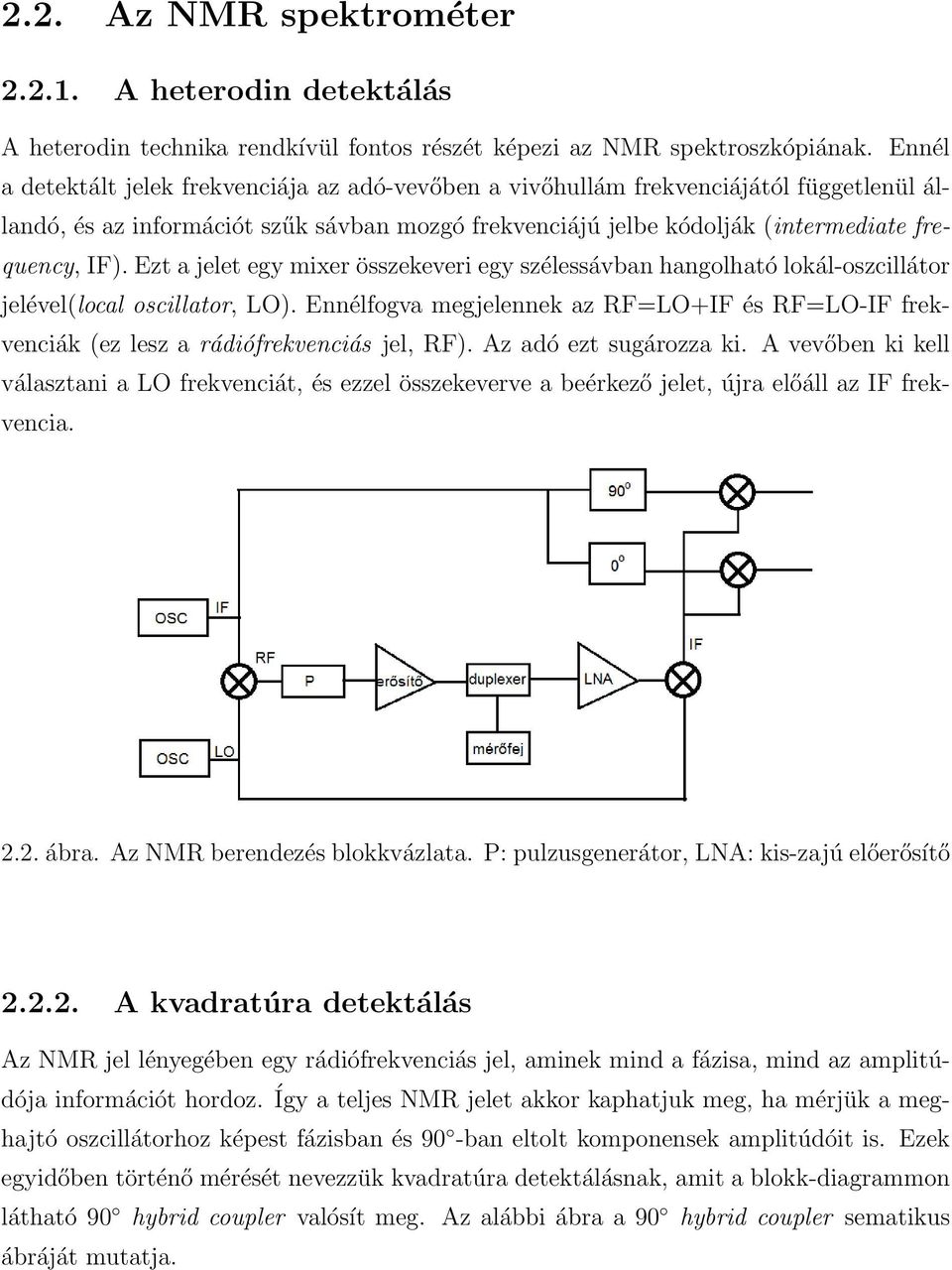 Ezt a jelet egy mixer összekeveri egy szélessávban hangolható lokál-oszcillátor jelével(local oscillator, LO).